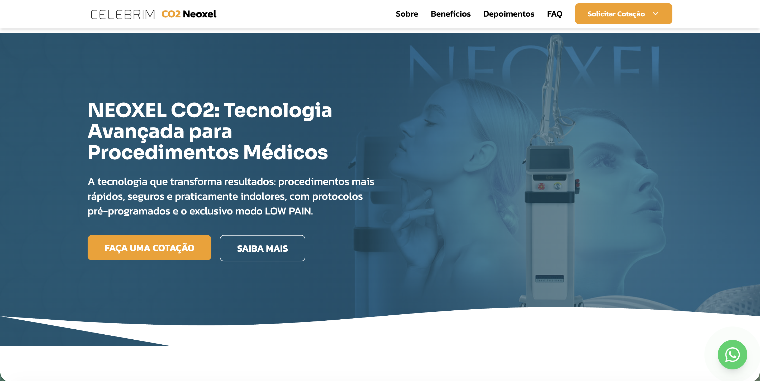Landing page Neoxel CO2